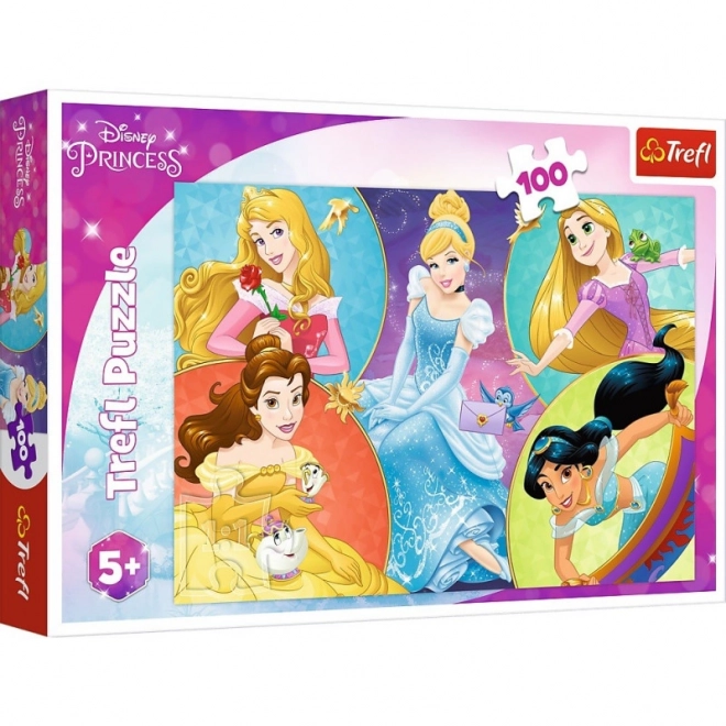 Puzzle Disney Princezné: Stretnutie Sladkých Princezien 100 Dielikov