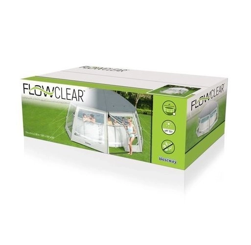 Bazénový stan 600 x 600 x 295 cm BESTWAY 58612