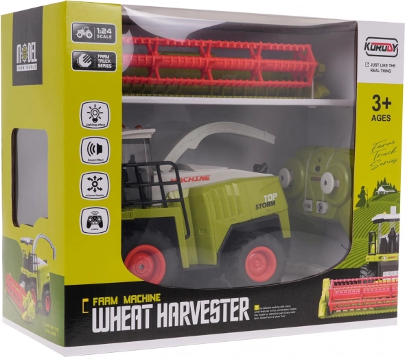 Svetlá a zvuky ako pri skutočnom kombajne