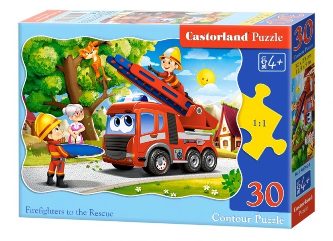 Castorland Puzzle Hasiči 30 dielikov