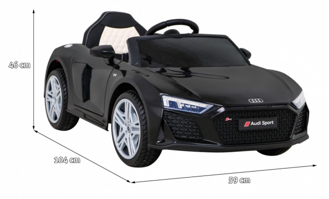 Audi R8 na akumulátor s diaľkovým ovládačom Čierny