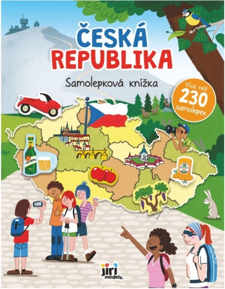 Veľká samolepková knižka Česká republika