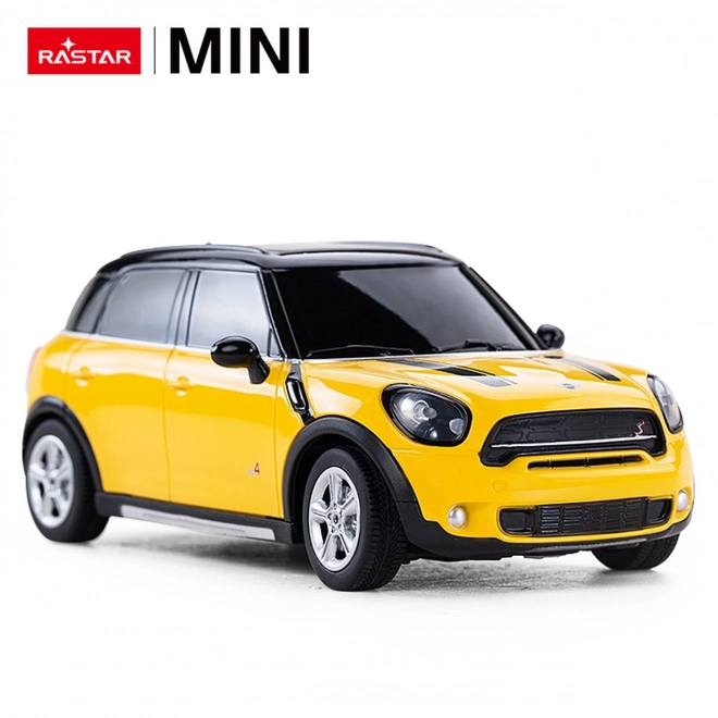 Závodné auto Mini Countryman žlté