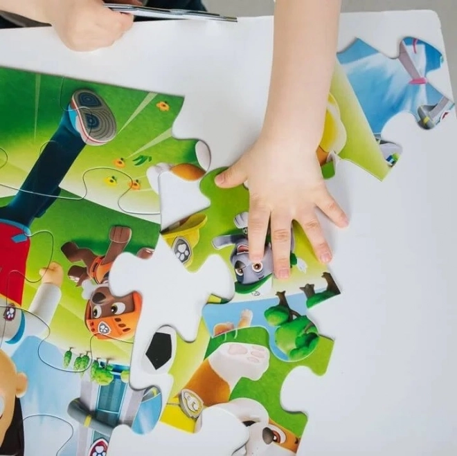 Obojstranné puzzle Tlapková patrola