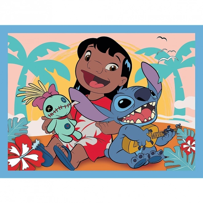 Trefl Sada 3v1 Lilo & Stitch: Šťastný deň