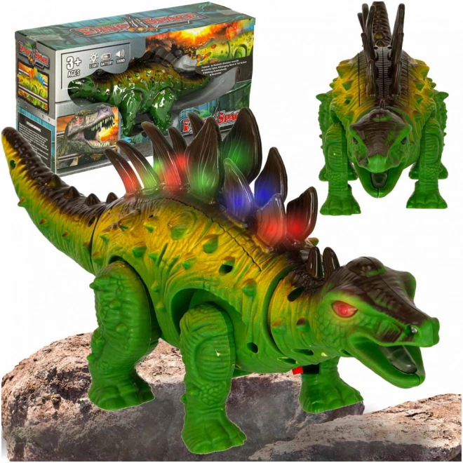 Interaktívna hračka Dino Stegosaurus na batérie