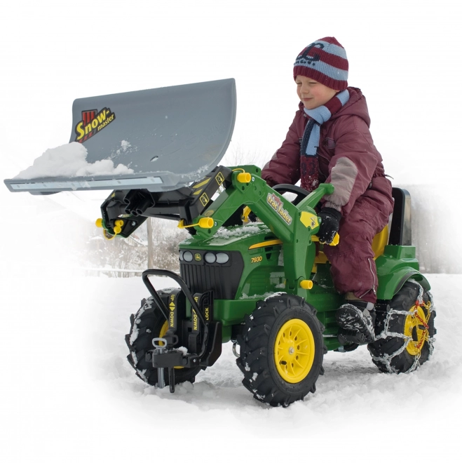 Šlapací traktor s lyžicou Rolly Toys John Deere 7930