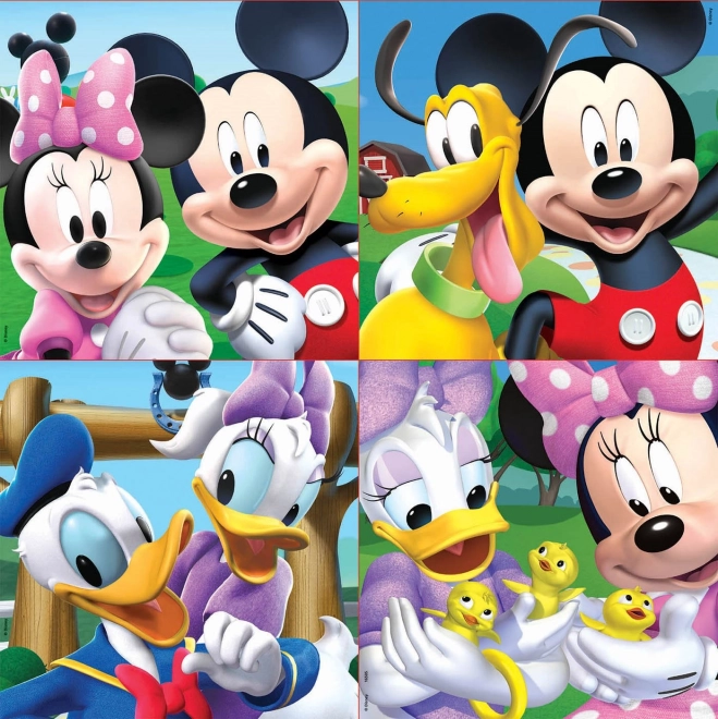 Puzzle v kufríku - Mickey Mouse