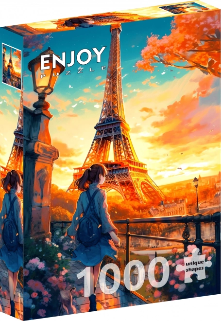 Puzzle Toulky Parížou 1000 dielikov
