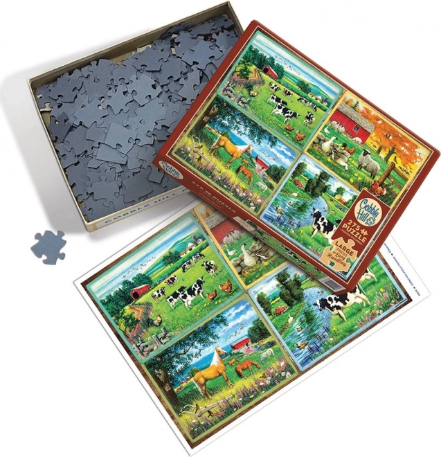 Puzzle Priatelia z vidieka XL 275 dielikov