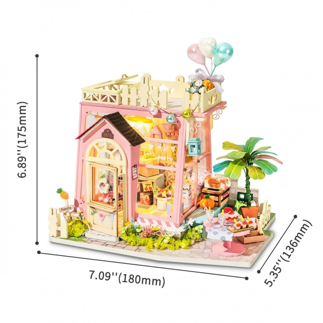 Párty rezort - DIY miniatúrny domček pre bábiky