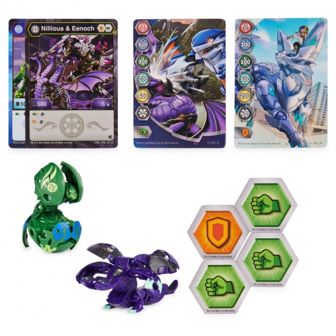 Bakugan Plechový Box s Exluzívnym Bakuganom