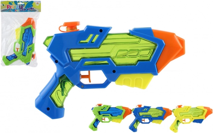 Plastová vodná pištoľ 22 cm – 3 farby