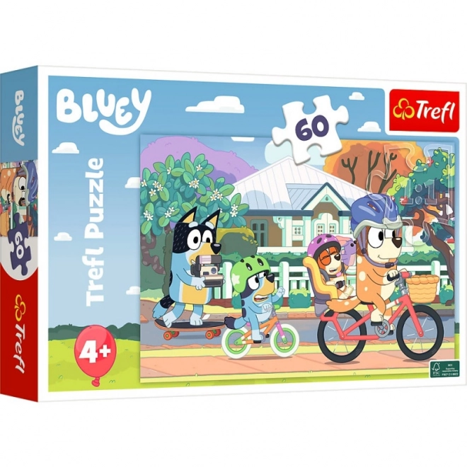 Puzzle 60 dielikov Vesele Bluey