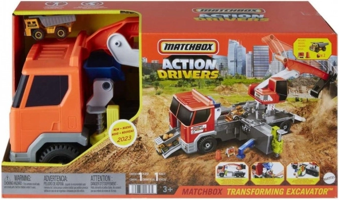 Funkčné nákladné auto a bager