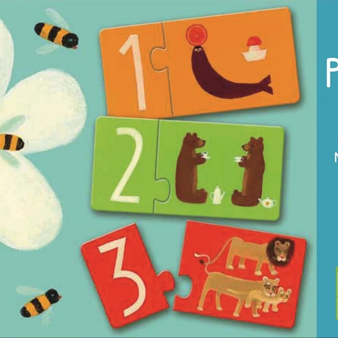 Duo puzzle Čísla DJECO
