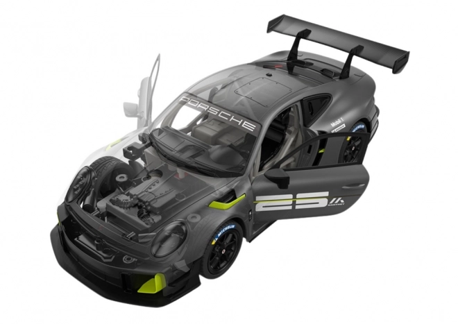 Kreatívne Stavebnice RC Auto Porsche 911 GT2 Sivé