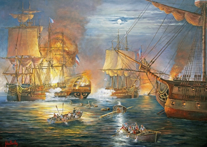 Alipson puzzle bitka na Níle 1000 dielikov