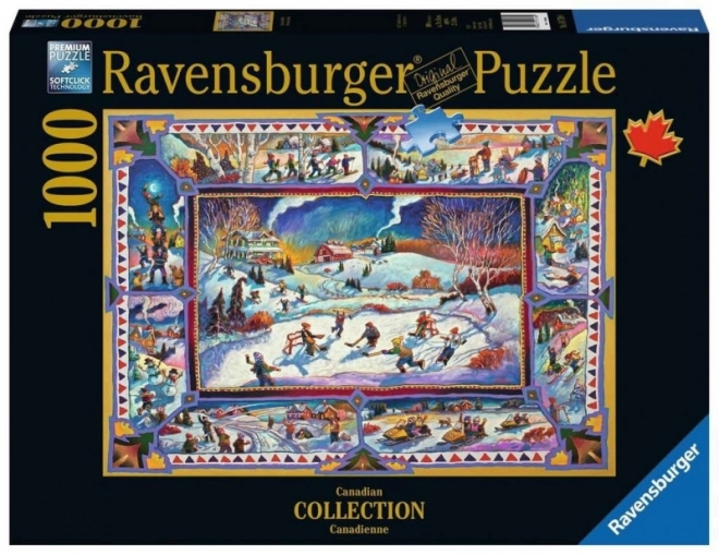 Ravensburger Puzzle Kanadská Zima 1000 Dielikov