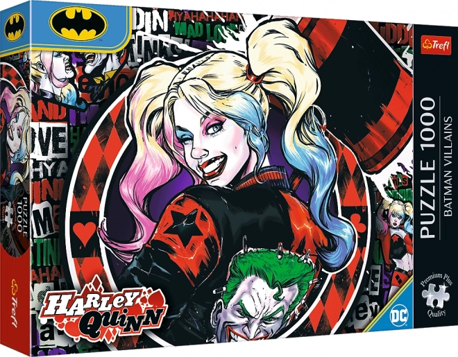 Puzzle 1000 dielikov Premium Plus Harley Quinn a Batman