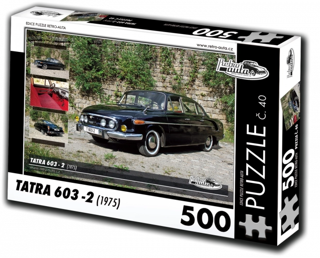 Retro auta puzzle Tatra 603-2 (1975) 500 dielikov