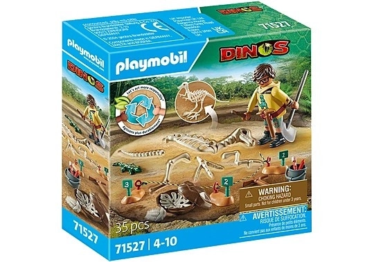 Súprava Figúrok Playmobil Dinos Vykopávky so Skeletom Dinosaura