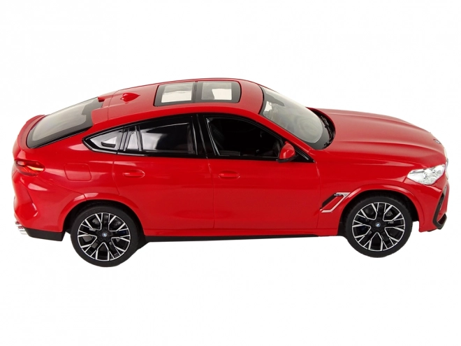 Diaľkovo ovládané auto BMW X6 M - červené