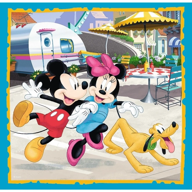 Puzzle Mickey Mouse a priatelia 3 v 1