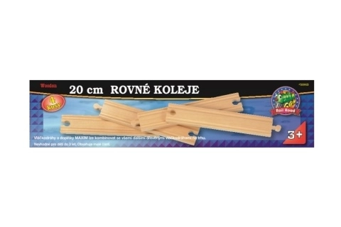 Maxim Rovné Koľaje 20 cm (4 ks)