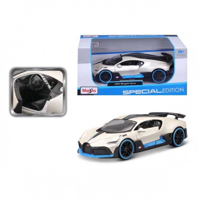 Model Bugatti Divo 1/24 biely