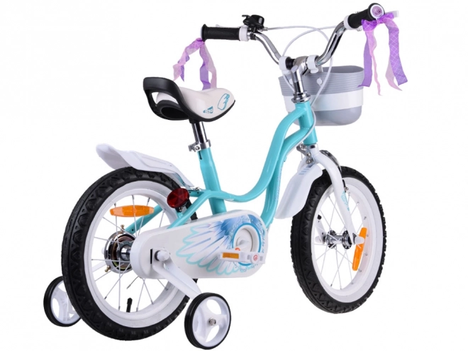 RoyalBaby detský bicykel 14" Little Swan s doplnkami