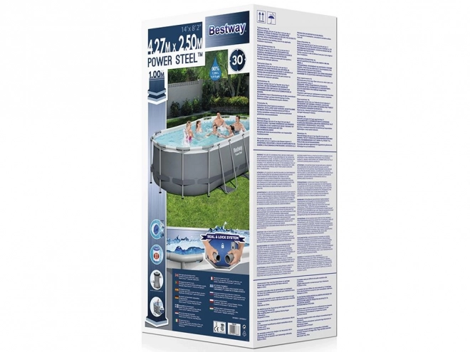 Nadzemný bazén Bestway Power Steel 427 x 250 x 100 cm