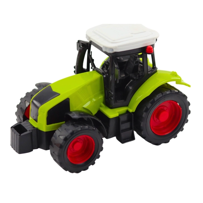 Detský traktor s cisternou a hrabľami