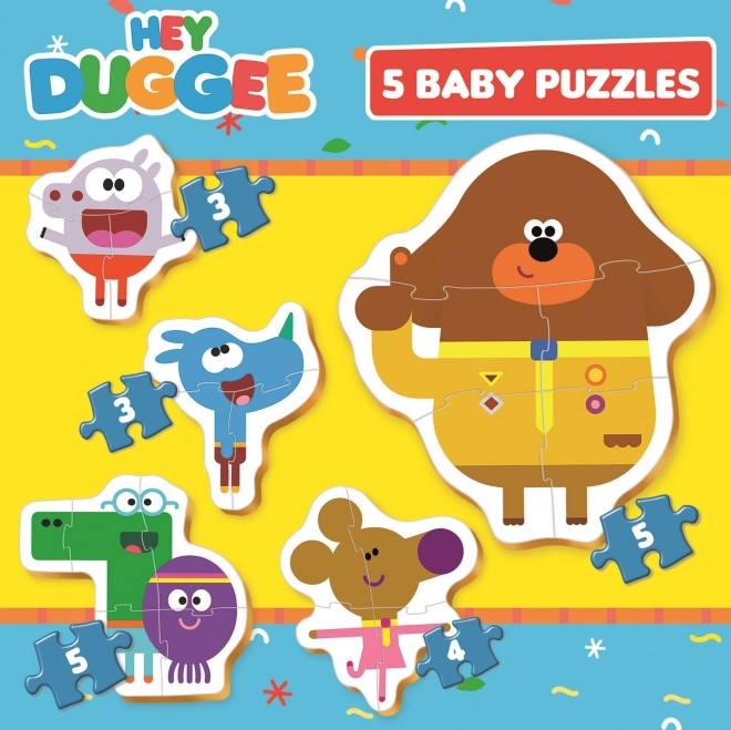 Educa Baby puzzle Hey Duggee 5v1