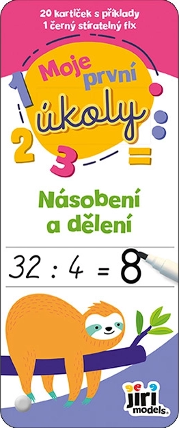 Moje prvé úlohy násobenie a delenie detská sada