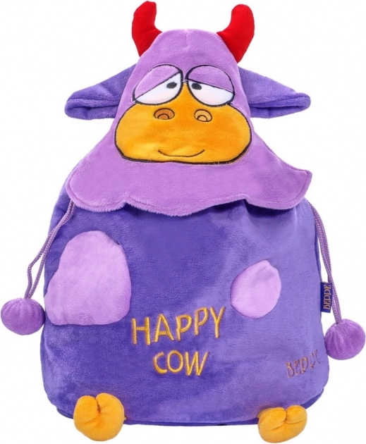 Plyšový batoh Kravička