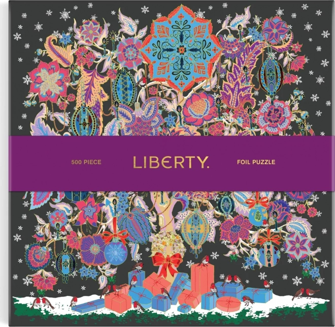 Štvorcové puzzle Liberty: Vianočný strom života 500 dielikov