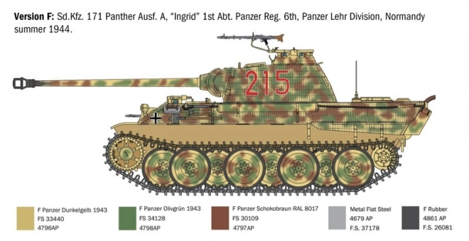 Plastikový model Panther Ausf. A 1/35