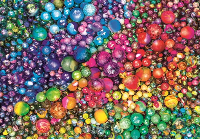 Clementoni: Puzzle 1000 dielikov - Colorboom Marbles