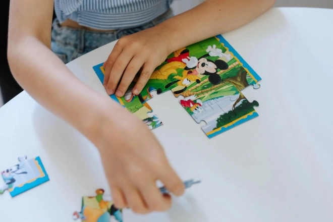 Puzzle Mickey Mouse a priatelia 3 v 1