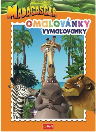 Omaľovánky Madagaskar 20 × 27,3 cm, 24 strán