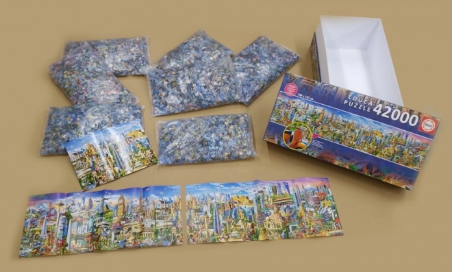 Puzzle Kolem sveta 42000 dielikov