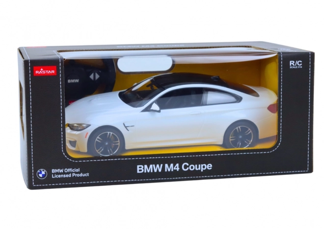 Diaľkovo ovládané auto BMW M4 Coupé biele 1:14