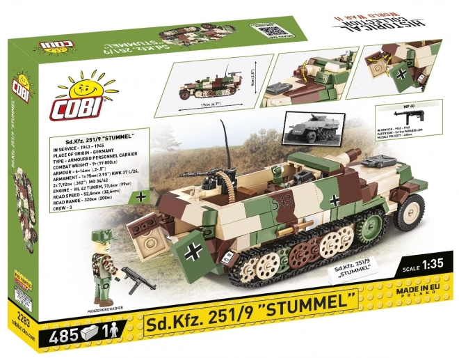 Stavebnica pancierový transportér Stummel Sd.Kfz. 251/9