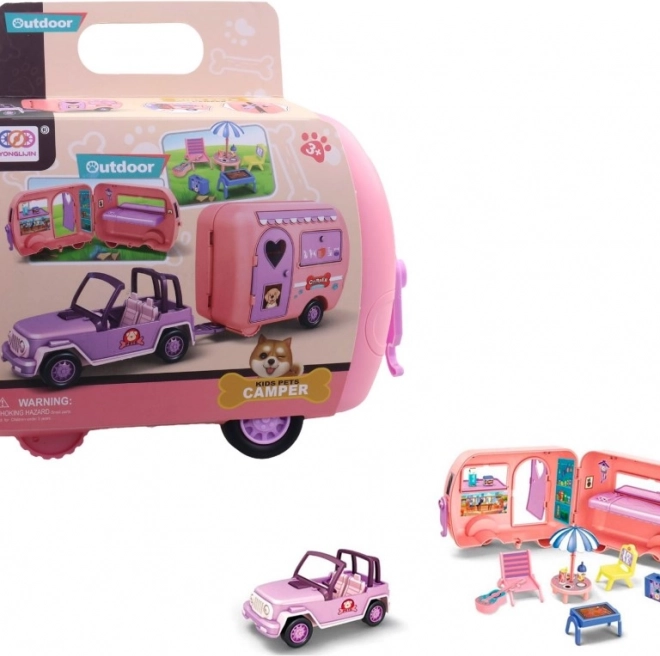 Auto s príslušenstvom v kufríku 22 cm