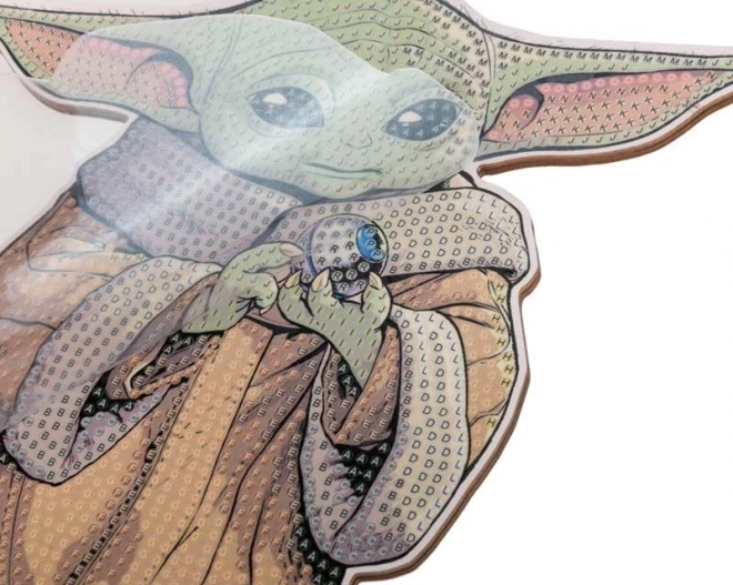 Diamantové maľovanie XL Star Wars: Grogu