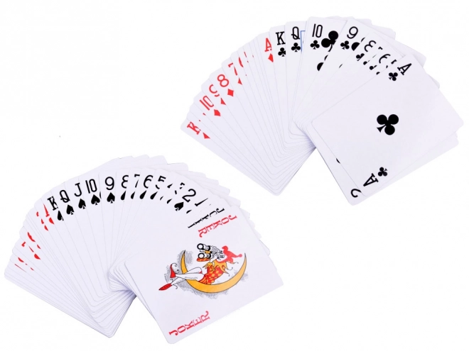 Karetná hra set 2v1 Poker a Blackjack so žetónmi, kartami a doskou