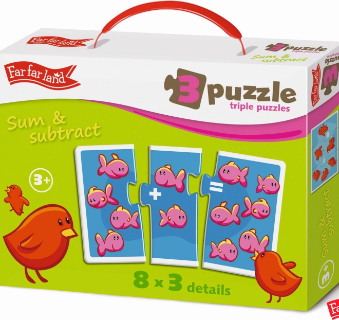 Puzzle Ďaleká krajina s počtom 8 obrázkov