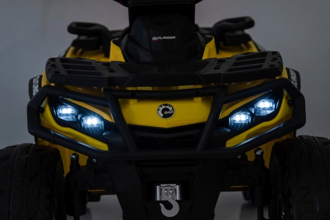 Detská štvorkolka Can Am Outlander ATV žltá