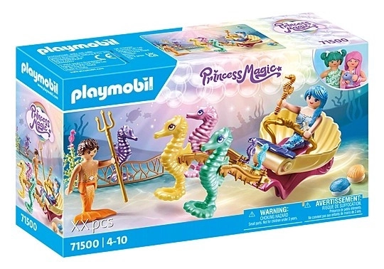 Herná súprava mágie PLAYMOBIL podmorskí obyvatelia s kočom morských koníkov